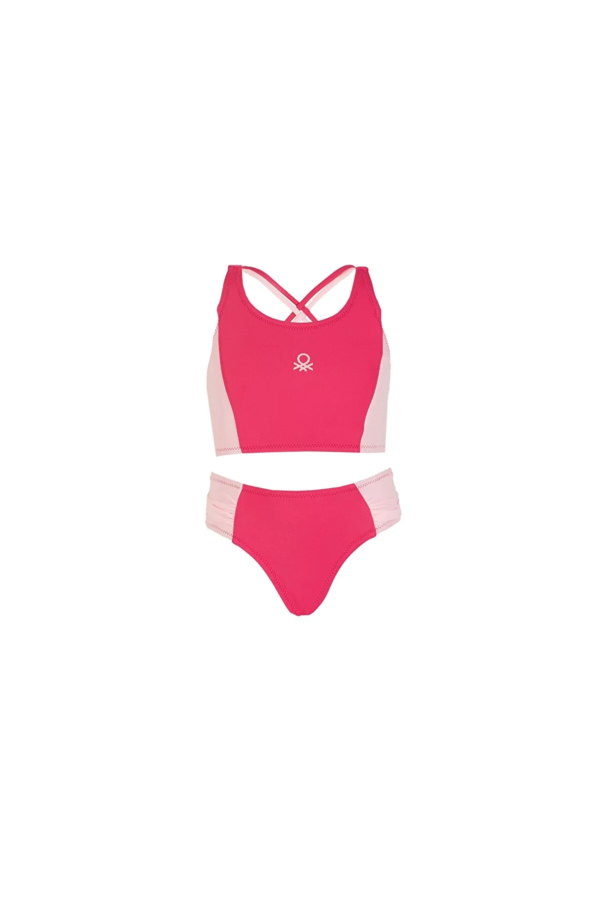 Benetton Kız Çocuk Bikini-Pembe 