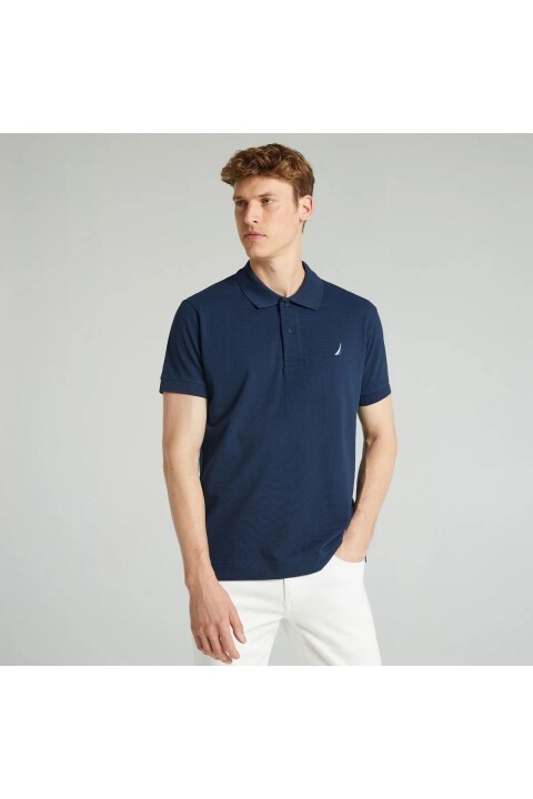 Erkek Classic Fit Kısa Kollu Polo Yaka T-Shirt - Lacivert 