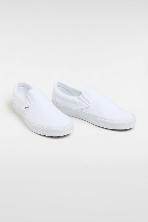 Erkek Classic Slip-On Sneaker - Beyaz 