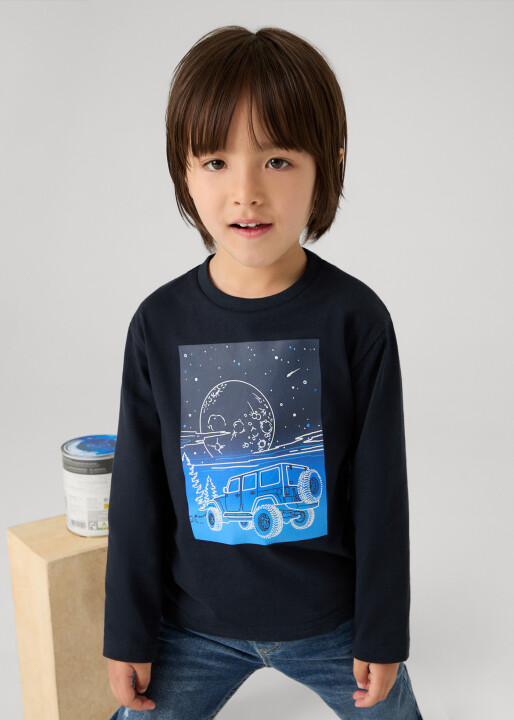 Erkek Çocuk Sweatshirt - Siyah 