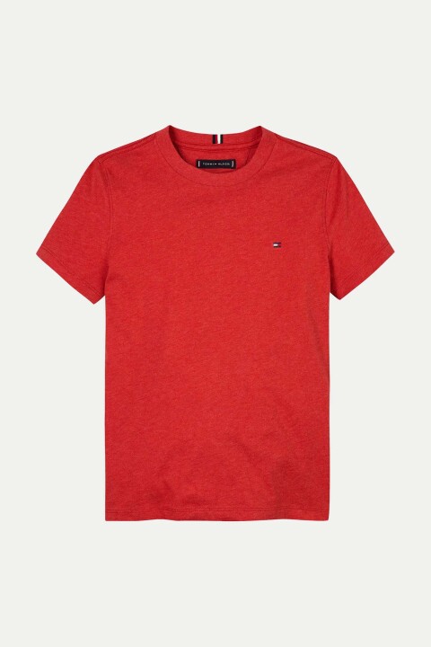 Erkek Çocuk Th Pamuklu T-Shirt - Kırmızı 