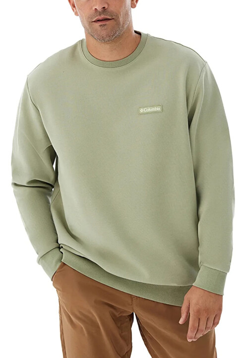 Erkek Columbia Csc M Gem Label Crewneck Sweatshirt - Yeşil 