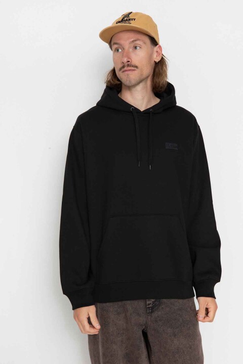 Erkek Core Basic Kapüşonlu Sweatshirt - Siyah 