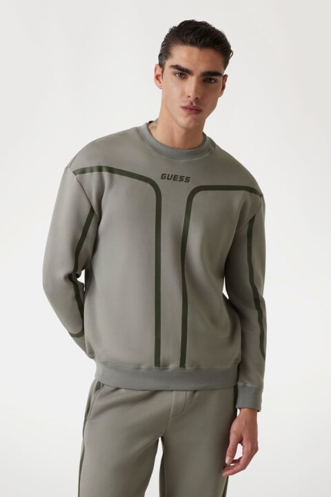 Erkek Falkor Sweatshirt - Yeşil 
