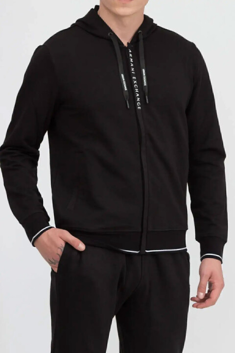 eRKEK Fermuarlı Sweatshirt - Siyah 