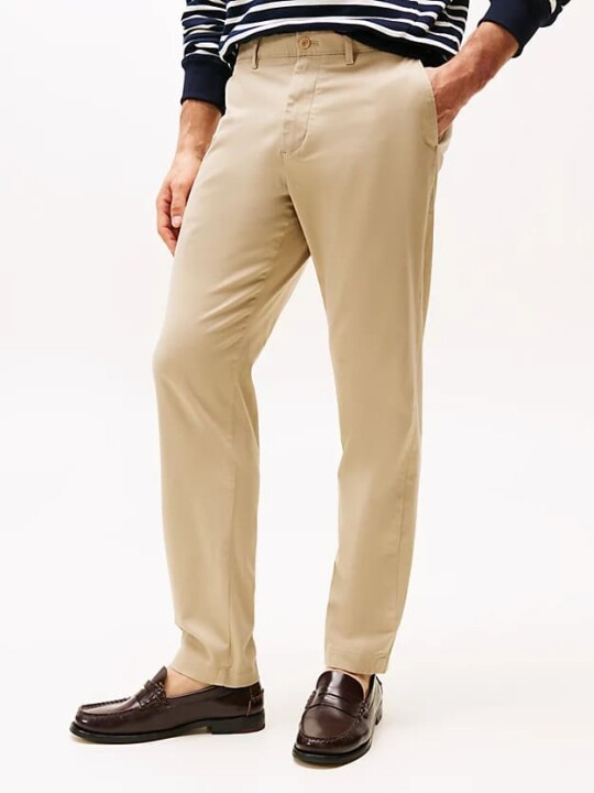 Erkek Harlem Chino Pantolon - Krem 