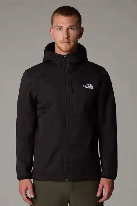 Erkek M Quest Hooded Softshell Mont - Siyah 