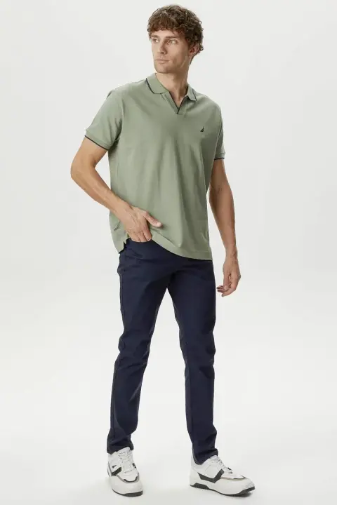 Erkek Nautica Classic Fit Kısa Kollu Polo - Lacivert - NAUTICA