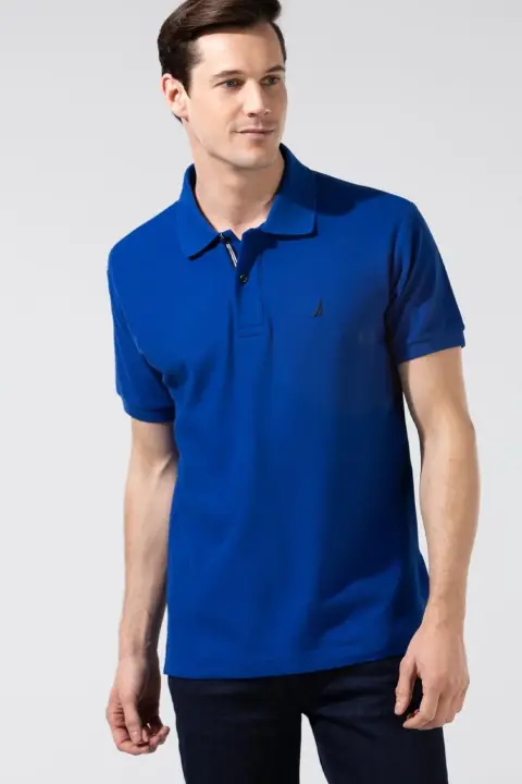 Erkek Nautica Classic Fit Kısa Kollu Polo - Lacivert 