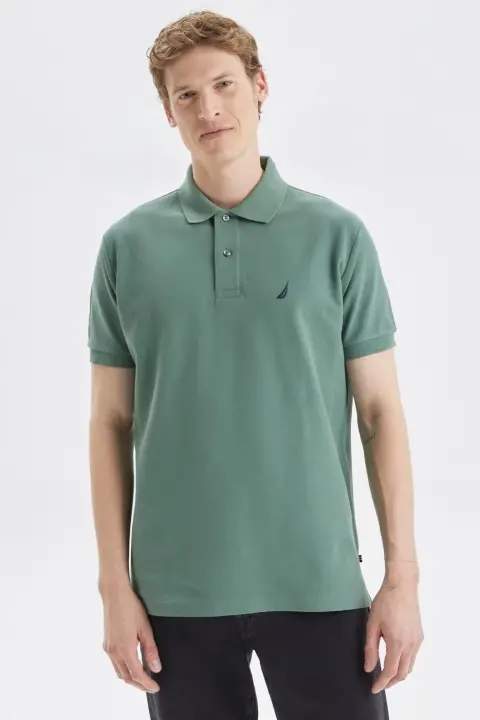 Erkek Nautica Classic Fit Kısa Kollu Polo - Lacivert 