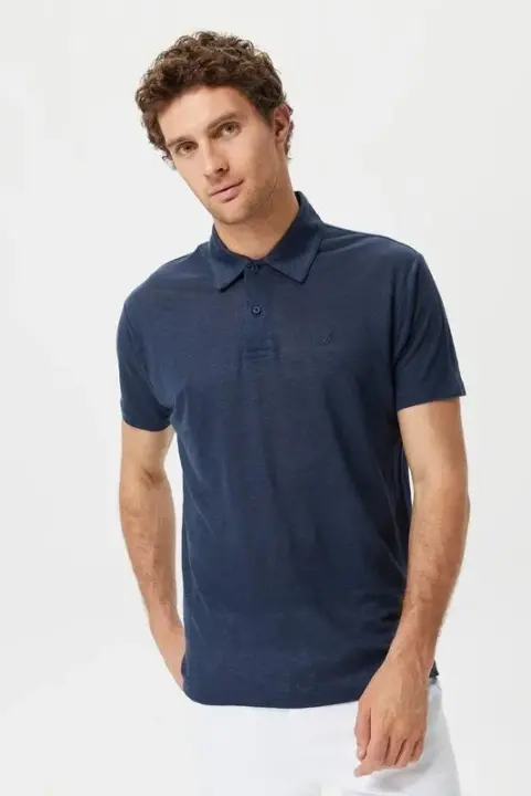 Erkek Nautica Classic Fit Kısa Kollu Polo - Lacivert 