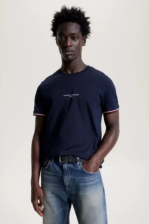 T shirt tommy hilfiger slim fit hotsell