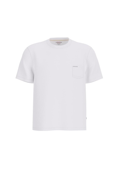 Erkek Gj Ss Cn Regular T-shirt - Beyaz - GUESS