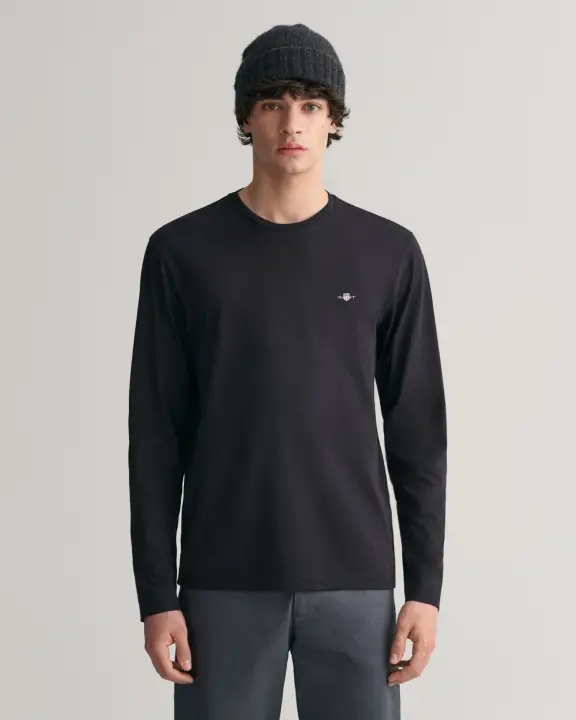 Erkek Regular Fit Bisiklet Yaka T-Shirt-Siyah 
