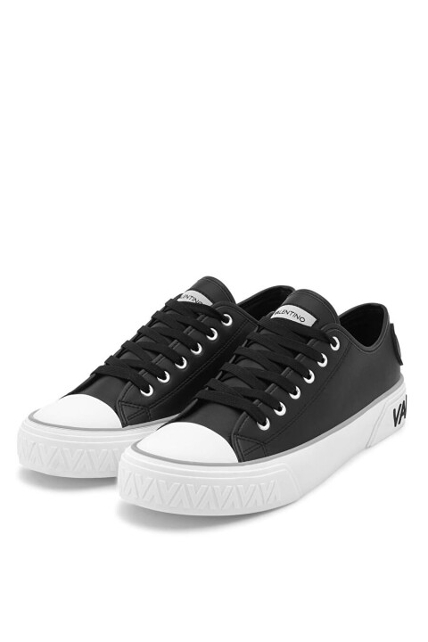 Kadın Aron Lace-up Bağcıklı Sneakers - Siyah - Valentino