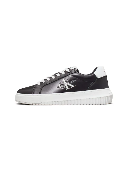 Kadın Chunky Cupsole Mono Lth Wn Sneaker-Siyah 