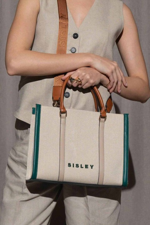 Kadın El Çantası - Yeşil - Sisley