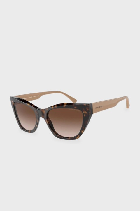 Kadın Emporio Armani Tam Çerçeve Cat Güneş Gözlüğü 