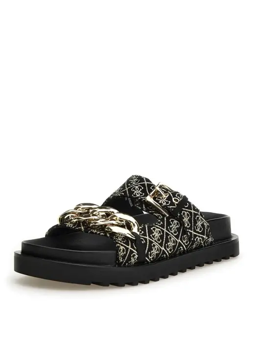 Kadın Guess Fl6fatfal03 Terlik - Siyah - GUESS
