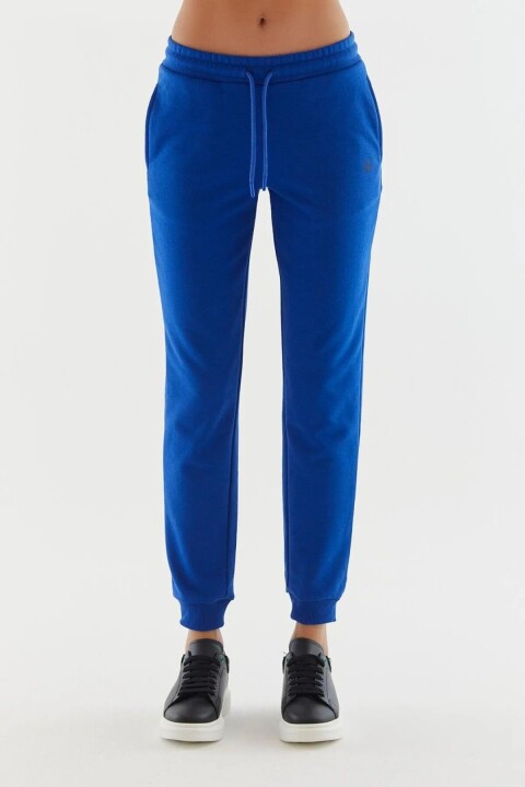 Kadın Jogger Eşofman Altı - Saks Mavisi 