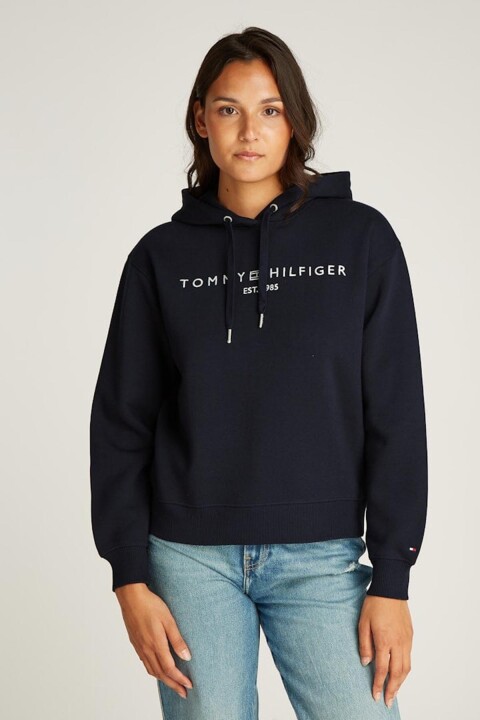Kadın Th Mdrn Reg Corp Logo Sweatshirt - Lacivert 