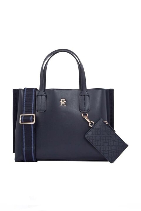 Kadın Th Webbing Strap Tote El Çantası - Lacivert 