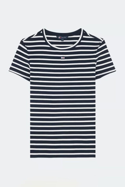 Kadın Tjw Slim T-Shirt - Lacivert/Beyaz 