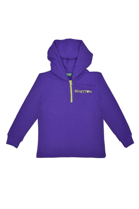 Kız Çocuk Sweatshirt - Mor 