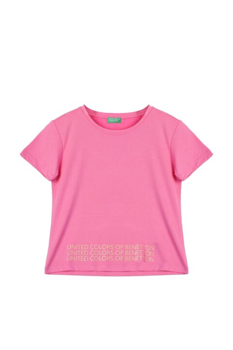 Kız Çocuk T-Shirt - Pembe 