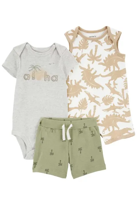 Layette Erkek Bebek 3lü Set - CARTERS