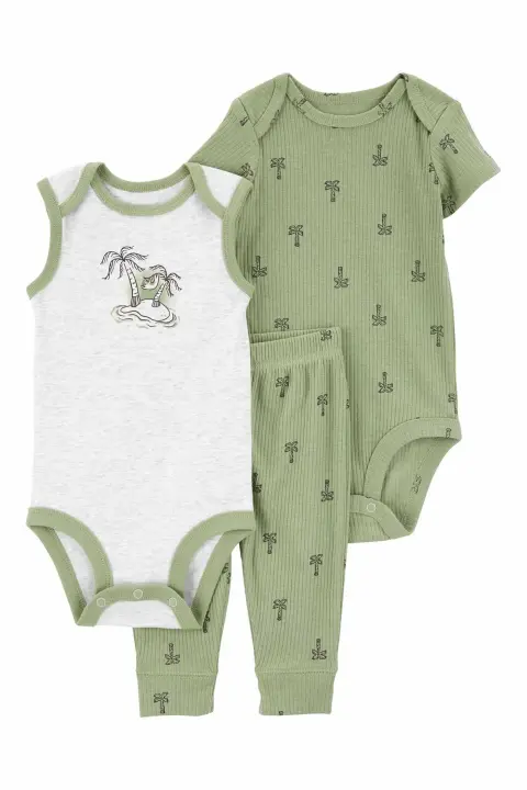 Layette Erkek Bebek 3lü Set - CARTERS