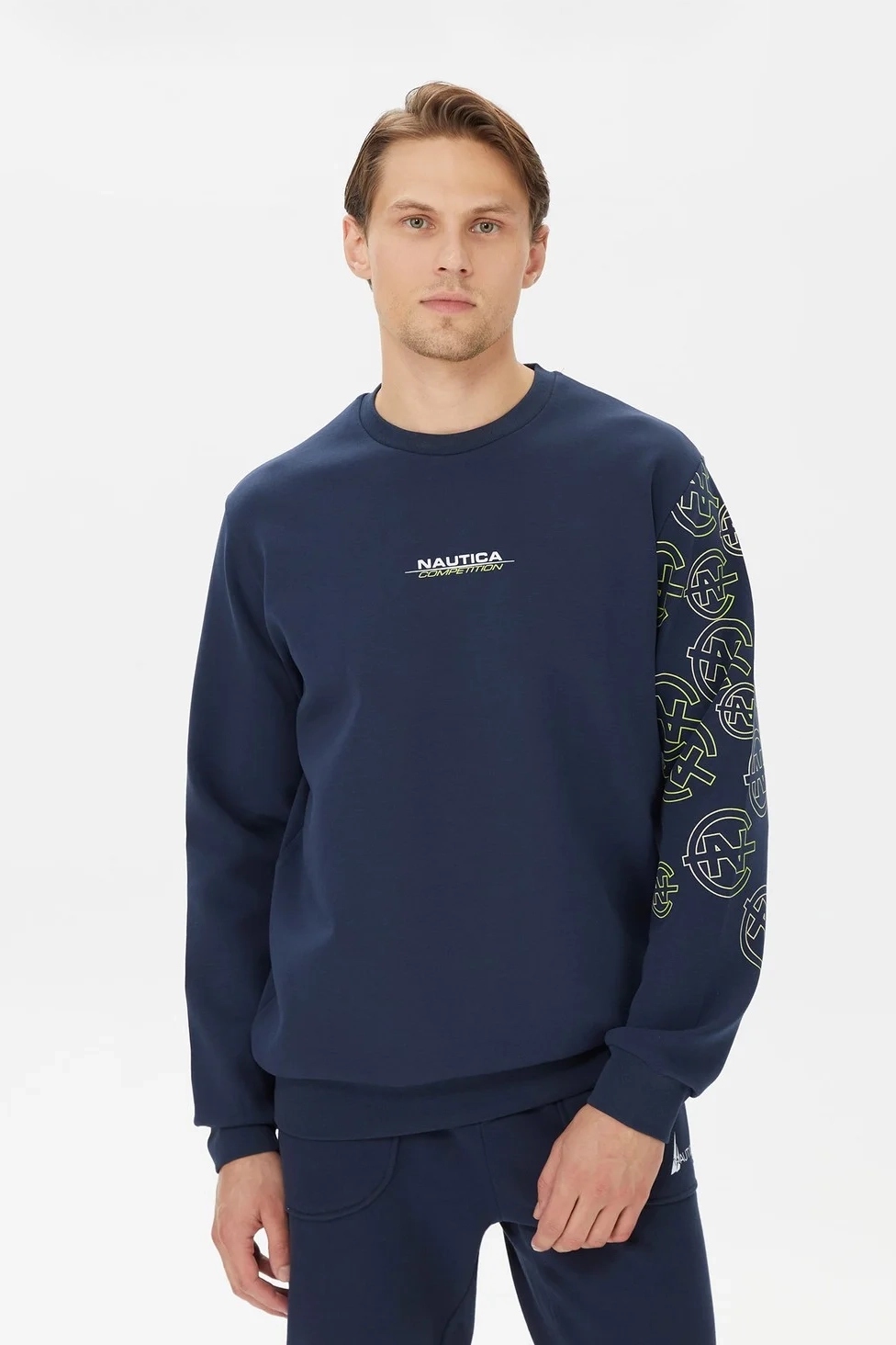 Erkek Standart Fit Sweatshirt - Lacivert 