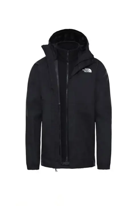 Erkek The North Face Resolve Triclim Outdoor Mont - Siyah 