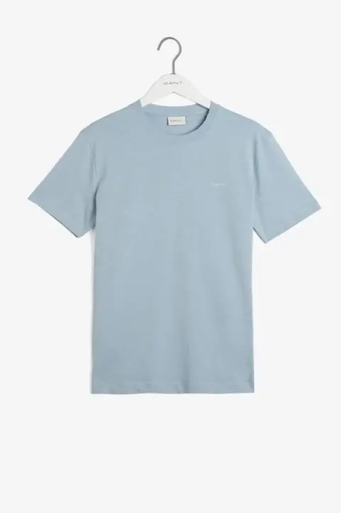 Erkek Regular Fit Bisiklet Yaka T-Shirt-Mavi 