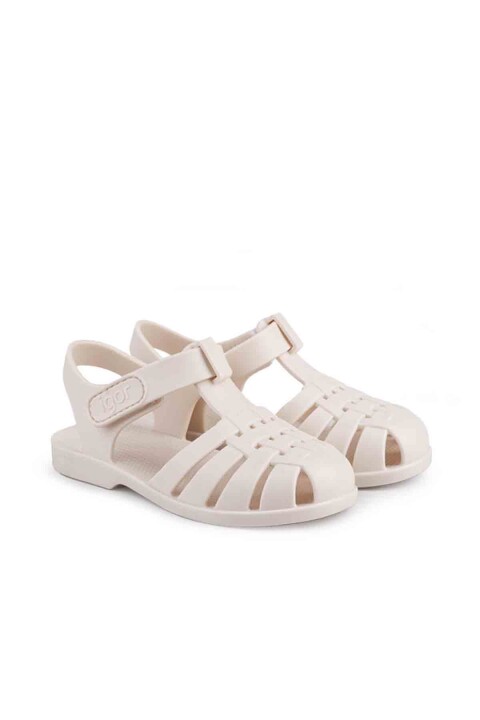Unisex Çocuk S10288 Clasica Sandalet- Marfil 