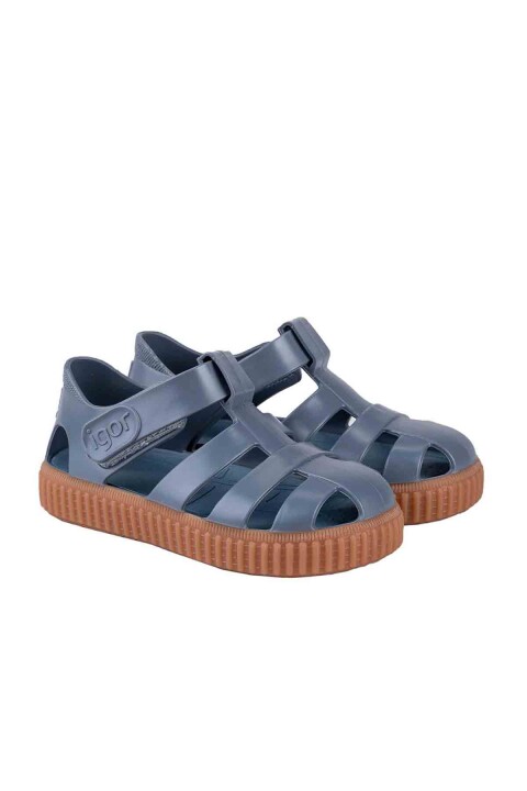 Unisex Çocuk S10291 Nico Caramelo Sandalet - Lacivert 